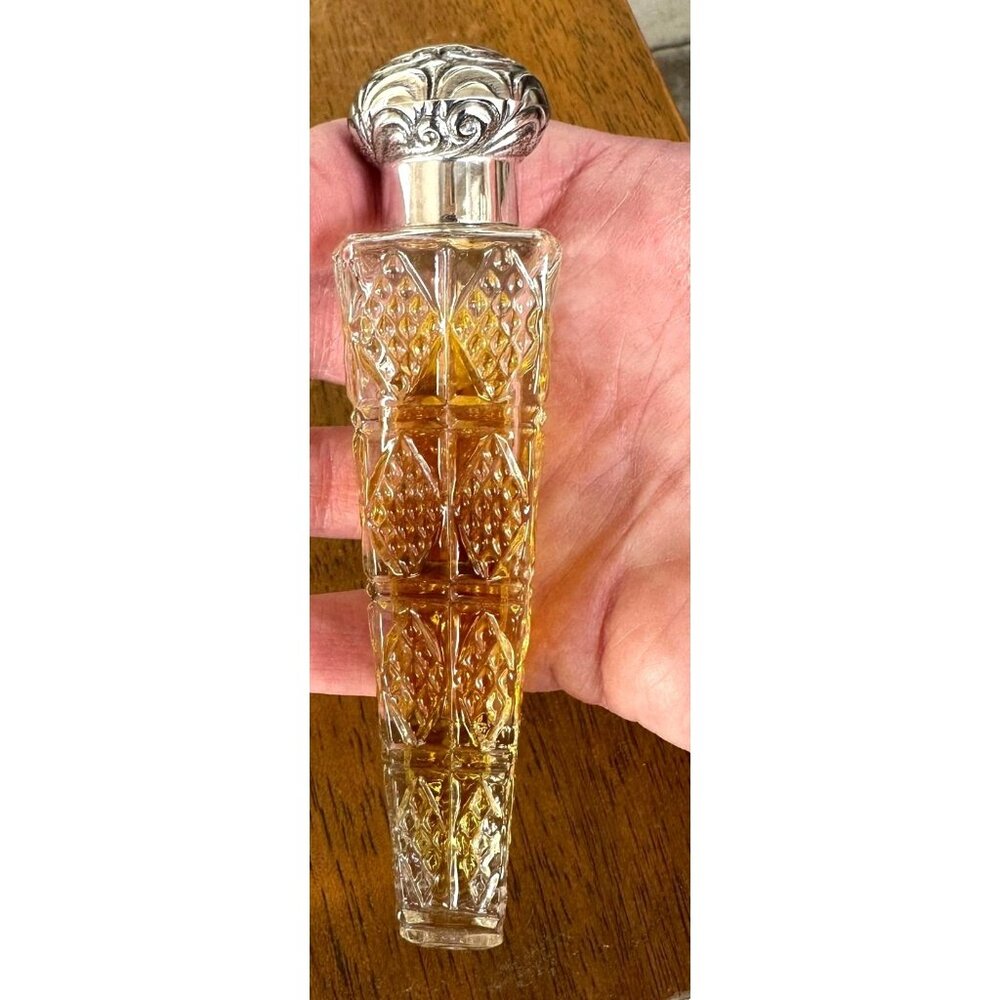 Vintage 1979 Avon Trailing Arbutus Cologne Flacon 0.75oz 3/4 Full Ornate Bottle